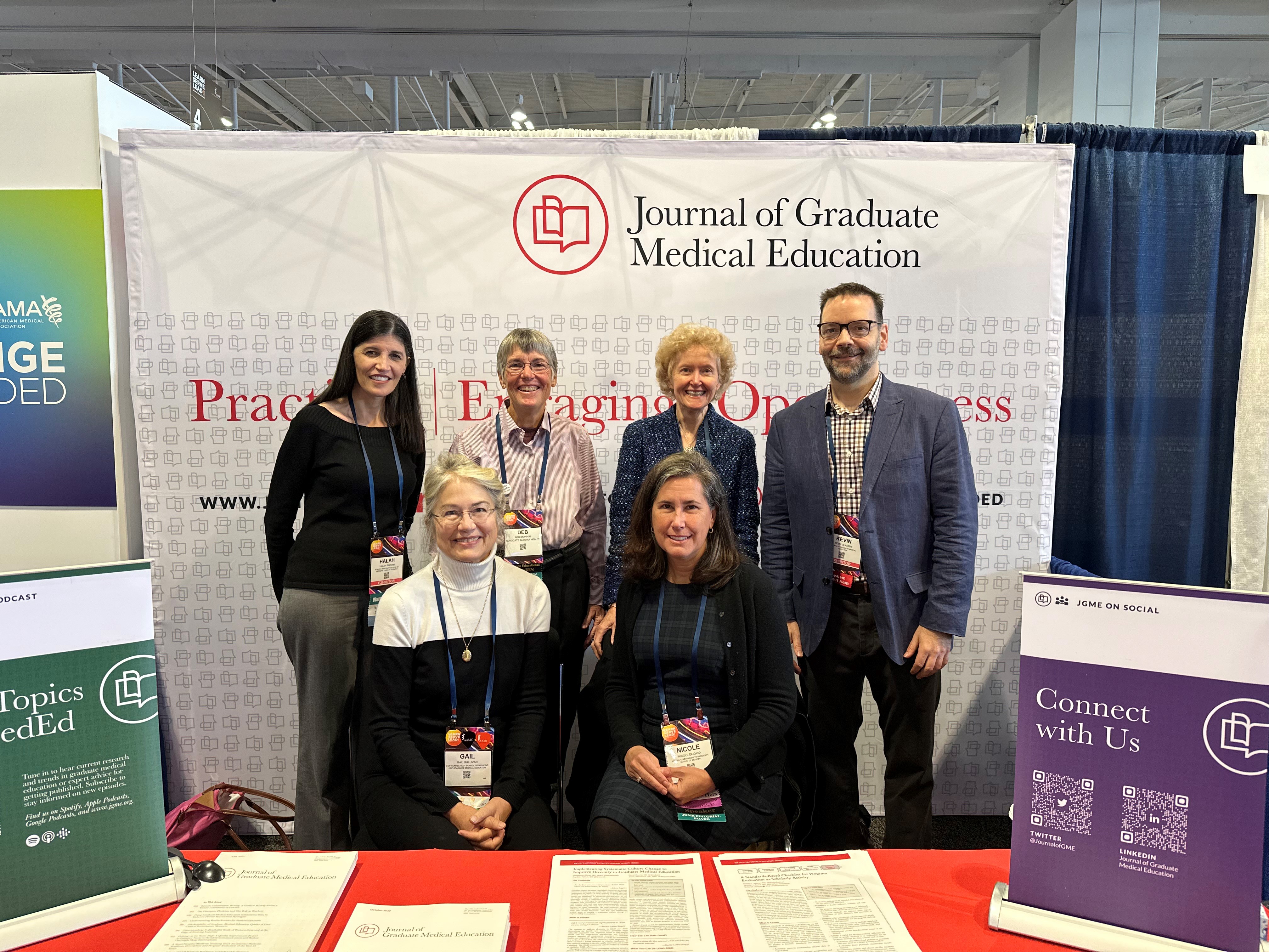 JGME editors and staff at the AAMC meeting in November 2022